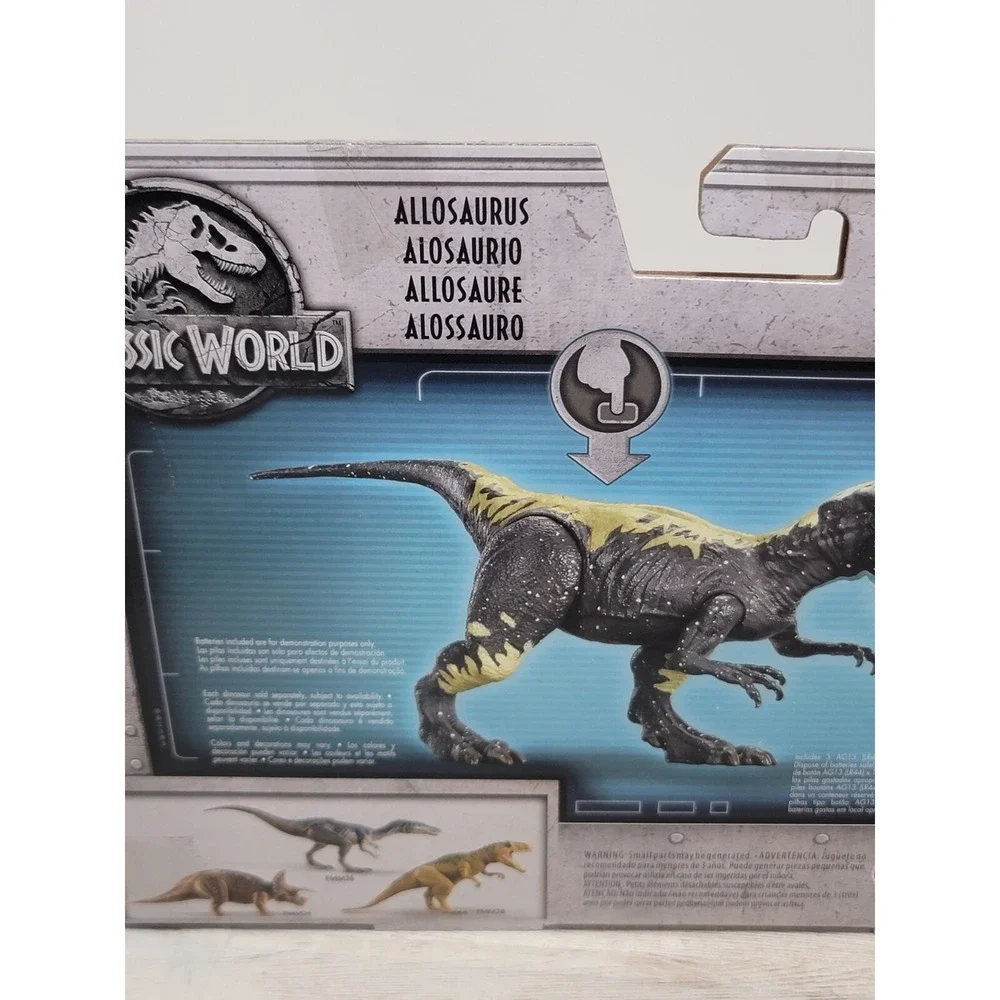 Jurassic‎ World Dinosaur Roarivores Allosaurus Electronic Roar Growls Sound VID